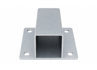 Support pour roulettes à platine SJ-009-45×45_SV - 2