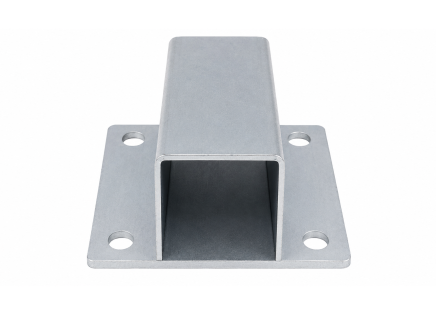 Support pour roulettes à platine SJ-009-45×45_SV - 2