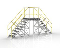 Escalier de franchissement sécurisé – sur mesure