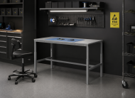 Table antistatique réglable en hauteur Enprag SPESD, 1800 × 700 mm - 2