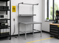 Table antistatique réglable en hauteur Enprag SPEXESD159, 1500 × 900 mm - 2