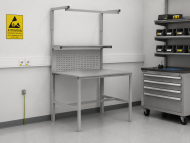 Table antistatique réglable en hauteur Enprag SPEXESD, 1500 × 700 mm - 2
