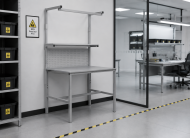 Table antistatique réglable en hauteur Enprag SPEXESD187, 1800 × 700 mm - 2