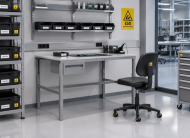 Table antistatique réglable en hauteur Enprag SPESD, 1200 × 900 mm - 2