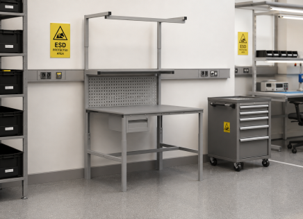 Table antistatique Enprag SPEXESD, profondeur 900 mm (4 modèles) - 2