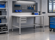 Table réglable en hauteur Enprag SP187, 1800 × 700 mm - 2