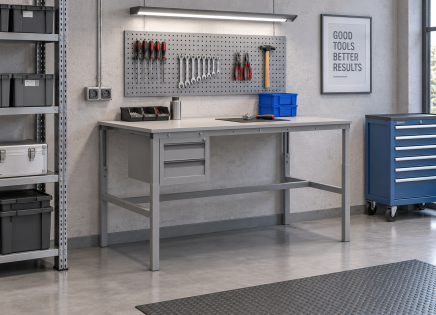 Table réglable en hauteur Enprag SP, 1500 × 900 mm - 2