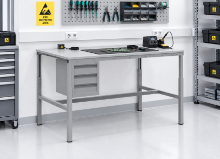Table antistatique Enprag SPESD, profondeur 900 mm (4 modèles) - 2