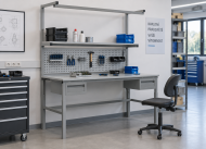 Table réglable en hauteur Enprag SPEX, 1800 × 900 mm - 2