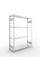 Etagère de base 323337 Clip S3 galvanisé, profondeur 400 mm