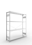 Etagère de base 323962 Clip S3 galvanisé, profondeur 400 mm
