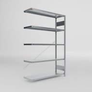 Crémaillère portuaire 439014 Clip S3 galvanisé, profondeur 400 mm