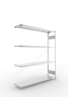 Crémaillère portuaire 323979 Clip S3 galvanisé, profondeur 400 mm