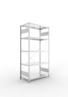 Etagère de base 223965 Clip S3 galvanisée, profondeur 500 mm