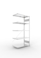 Crémaillère portuaire 223972 Clip S3 galvanisé, profondeur 500 mm
