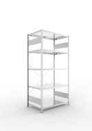 Etagère de base 230277 Clip S3 galvanisé, profondeur 600 mm