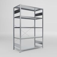 Etagère de base 438376 Clip S3 galvanisé, profondeur 600 mm