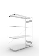 Crémaillère portuaire 323412 Clip S3 galvanisé, profondeur 600 mm
