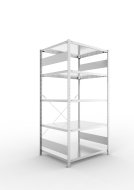 Etagère de base Clip S3 galvanisée profondeur 800 mm (2 modèles)