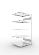 Rack d'amarrage Clip S3 galvanisé profondeur 800 mm (2 modèles)