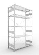 Etagère de base 323924 Clip S3 galvanisée, profondeur 600 mm