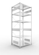 Etagère de base Clip S3 galvanisée profondeur 800 mm (2 modèles)