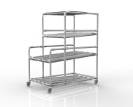 Rayonnage dynamique ESD avec plateau en plastique