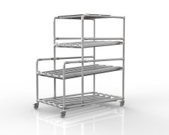 Rayonnage dynamique ESD avec plateau en plastique