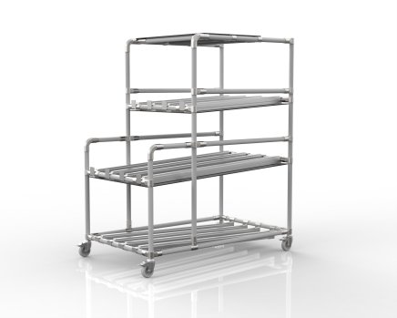 Rayonnage dynamique ESD avec plateau en plastique - 1