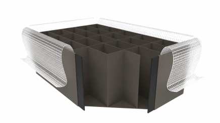 Insert textile autoportant sur mesure - 1