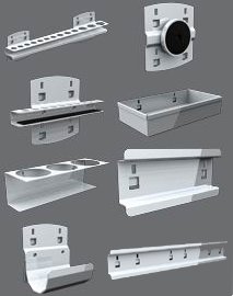 Jeu de supports pour Q-system QDN 5002 - 1