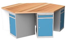 Pupitres d'école, set SKS 2
