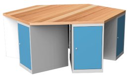 Pupitres d'école, set SKS 3