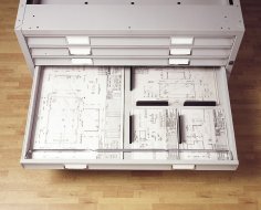 Armoire pour cartes et dessins A0 - extension FCB41