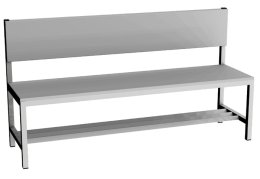 Banc de vestiaire LAV 15O - largeur 1500 mm