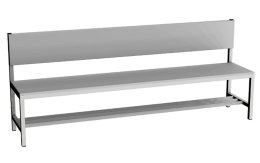 Banc de vestiaire LAV 20O - largeur 2000 mm