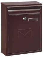 Boîte aux lettres Como marron