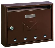 Boîte aux lettres Imola marron