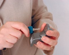 Verrou de quai portable amovible