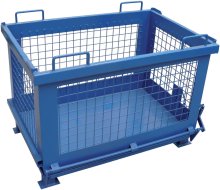 Conteneur à fond grillagé rabattable type 4021