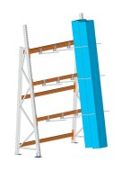Rayonnages verticaux de stockage MULTIPAL 200 kg (4 modèles)