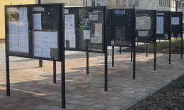 Vitrine double battant une face XXL60, profondeur 60 mm (2 modèles)