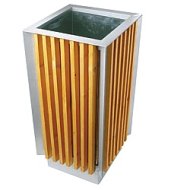 Poubelle d'extérieur en bois 1018