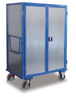Chariot armoire avec étagères et portes doubles sw-700.988, sw-800.988 (2 modèles)