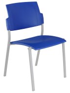 Chaise de conférence carrée en plastique