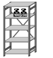 Etagère de base CLIP galvanisée (9 modèles)