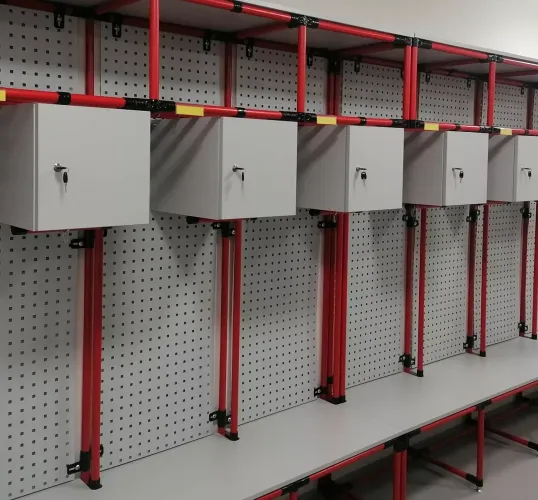 Aménagement de vestiaires pompiers
