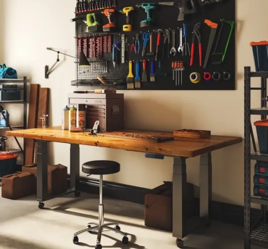 Guide d'installation pour pied de table réglable en hauteur