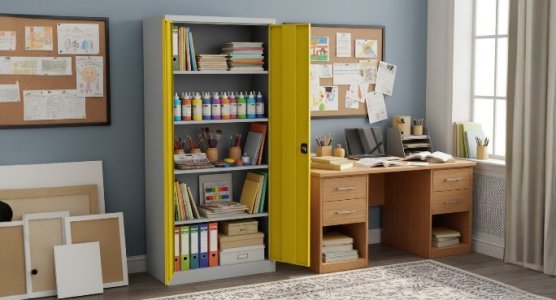 Étagères et classeurs scolaires