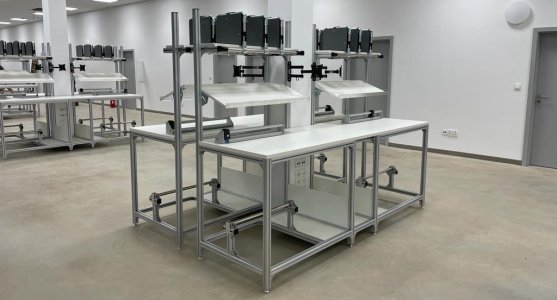 Système modulaire en aluminium